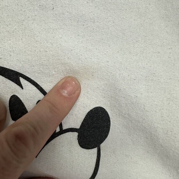 Mickey Mouse Disney Parks Original White Hoodie Sweatshirt Unisex Small - Picture 4 of 6